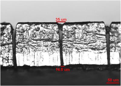 Towards Ultrafast Laser Micromachining of X-Ray Gratings and Creation of Sub-Micron Hole Patterns, Comparison of Results With Bessel and Gaussian Beams